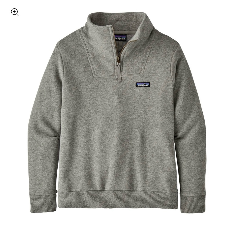 Patagonia Men's Gray Quarter-Zip Sweater